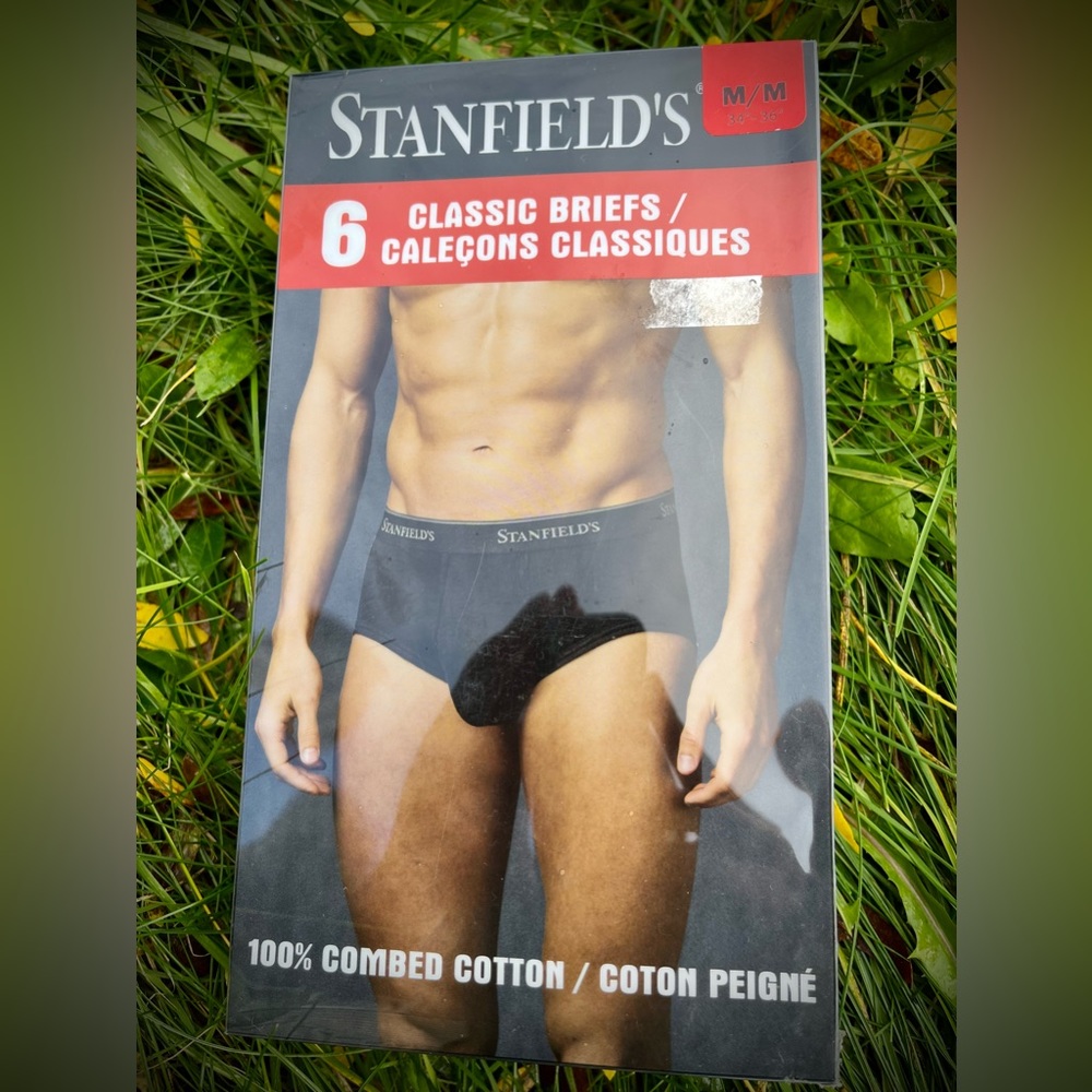 NiB Stanfield’s 6pk Briefs - Men M - Black